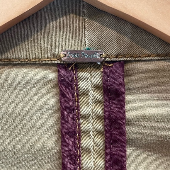 Free People Shrunken Military Jacket - Picture 7 of 11